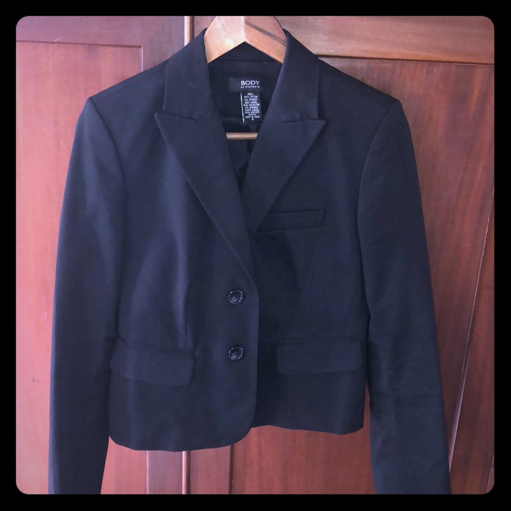 Body by Victoria black blazer size 4